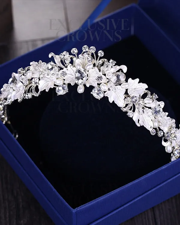 Exclusive Flower Crystal Tiara