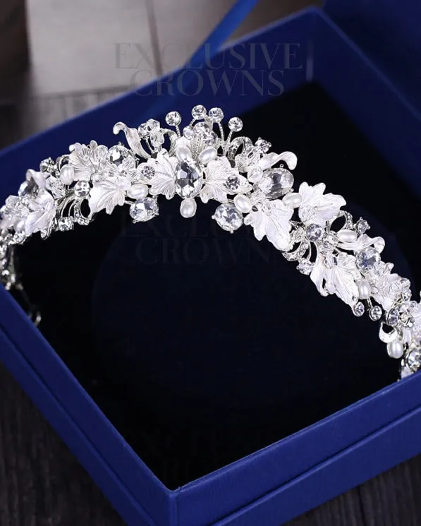 Exclusive Flower Crystal Tiara