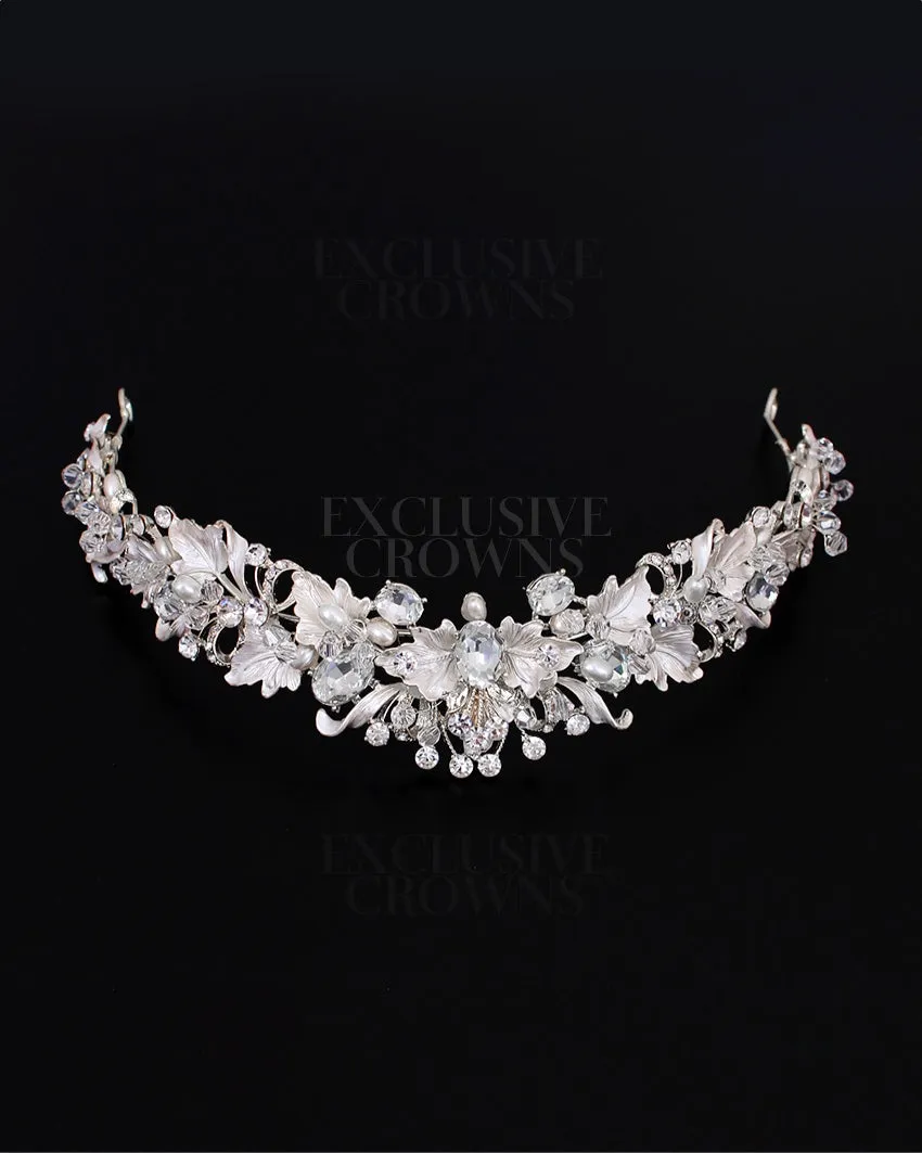 Exclusive Flower Crystal Tiara