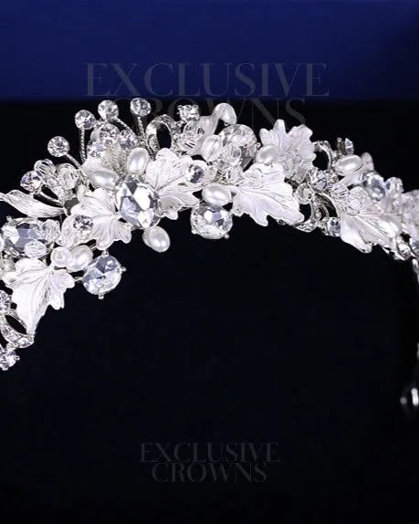 Exclusive Flower Crystal Tiara