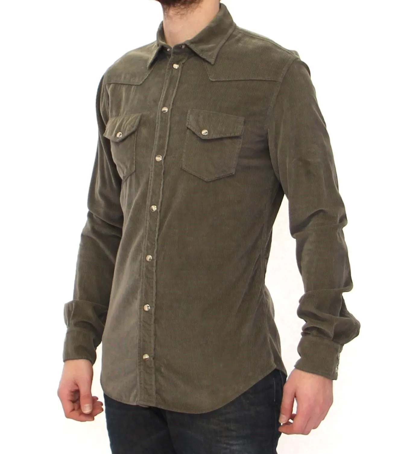 Exclusive Green Manchester Sicilia Casual Shirt