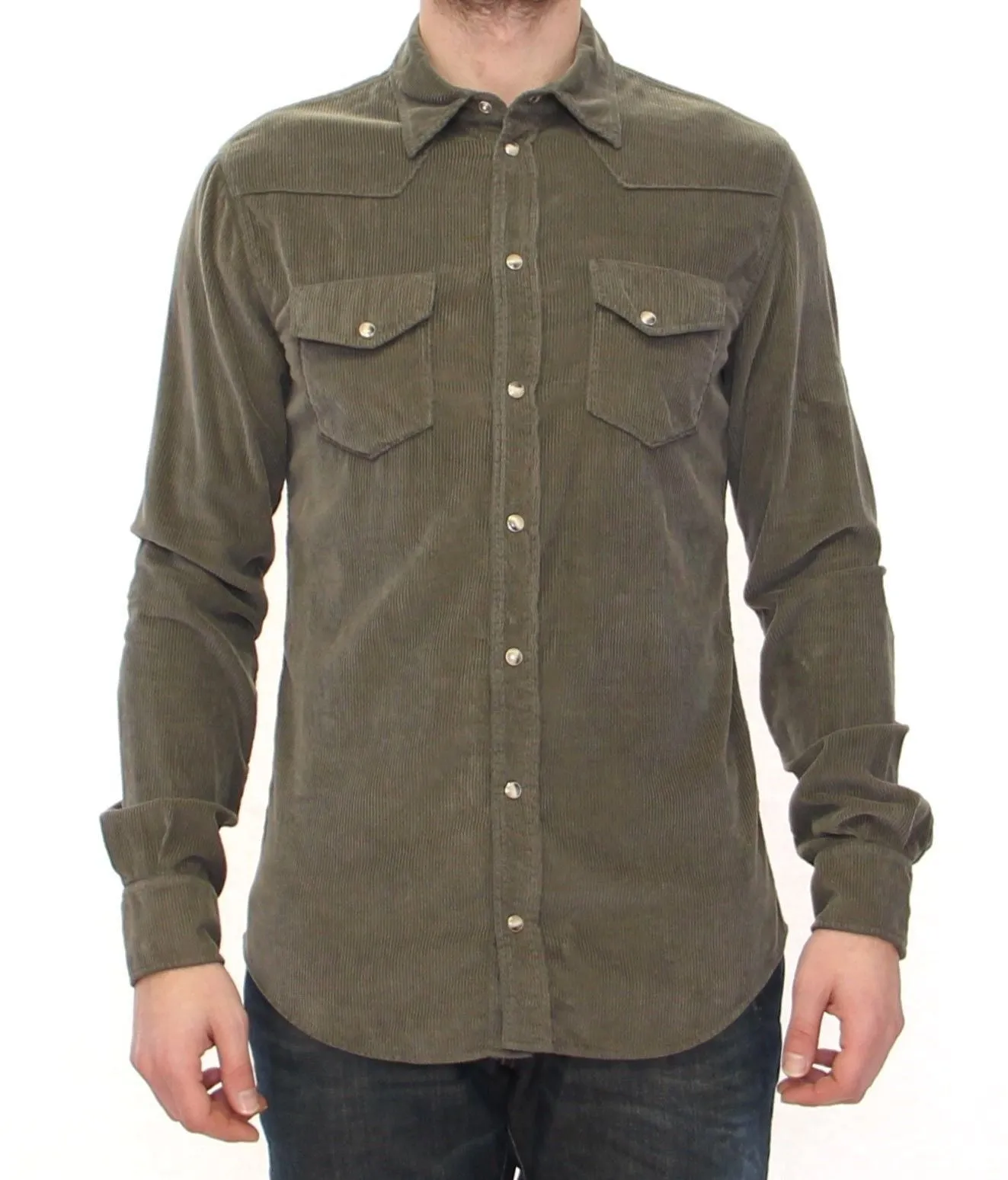 Exclusive Green Manchester Sicilia Casual Shirt