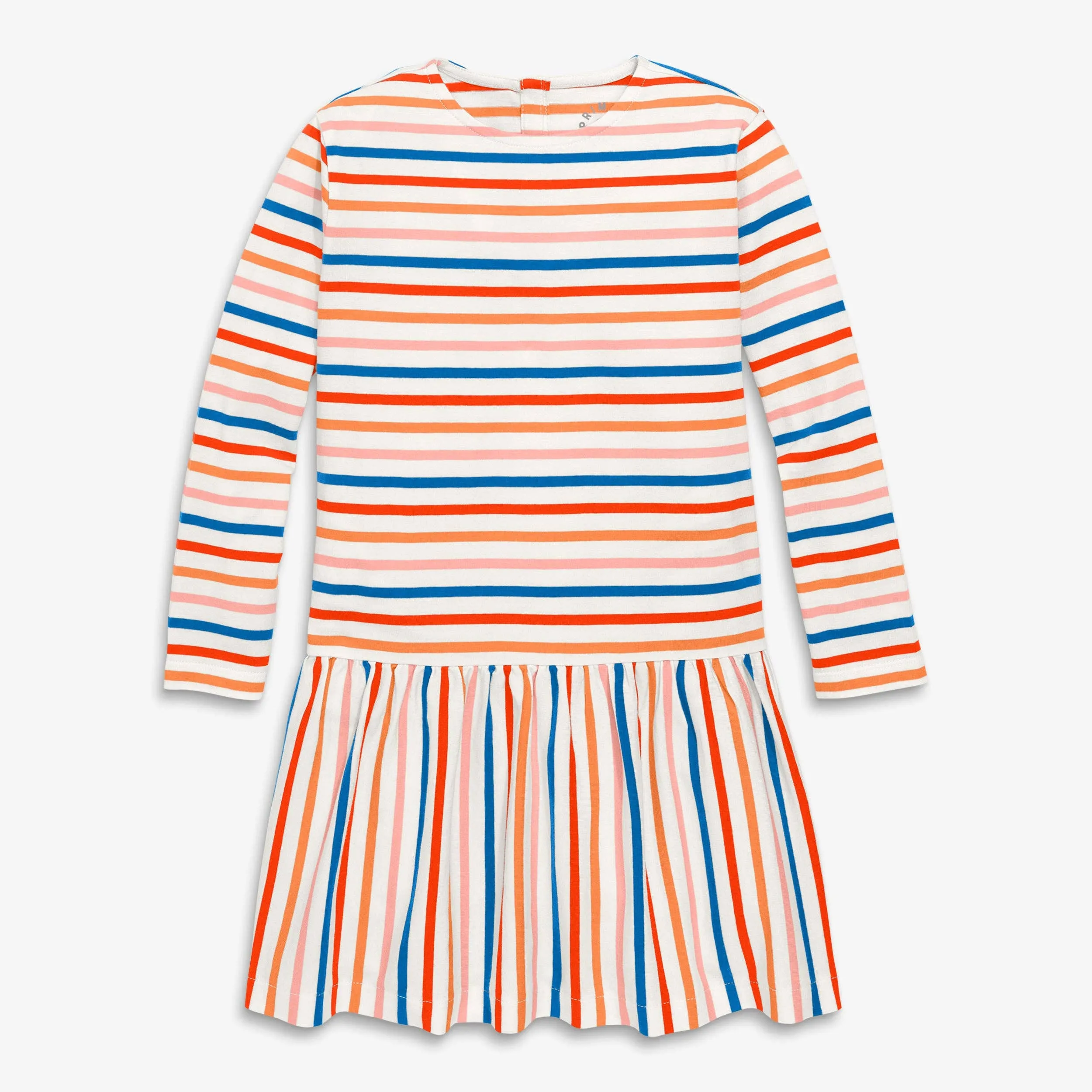 Explorer Dress In Multi Stripe