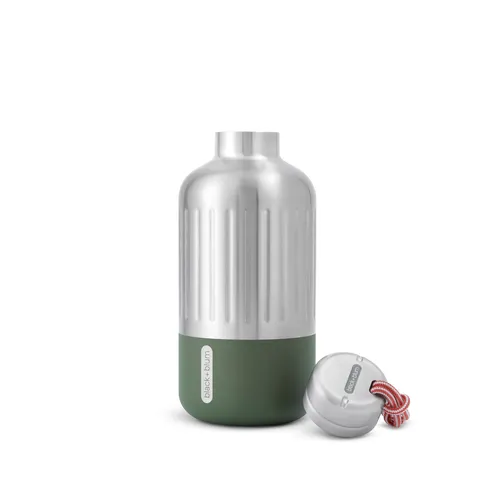 Explorer Thermo bottle Black Blum Small 650 ml Oliv BAM-EIWB-S010