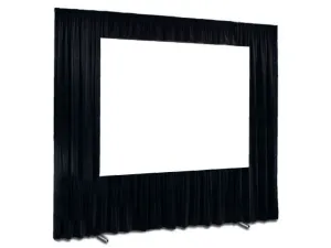 FAST FOLD SCREEN & BLACK DRESS KIT | 7' X 10'