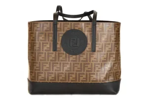 Fendi Zucca Coated Canvas Shopping Tote