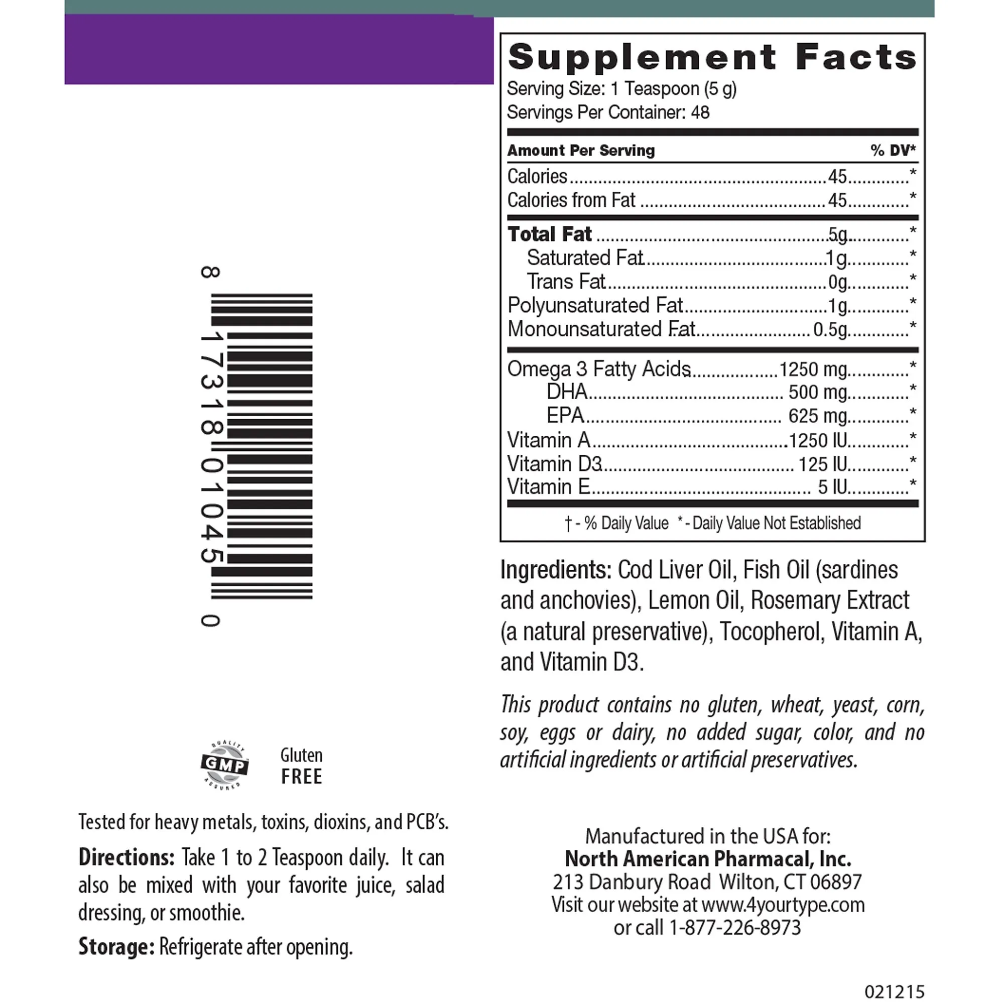 Fish Oil Blend Liquid