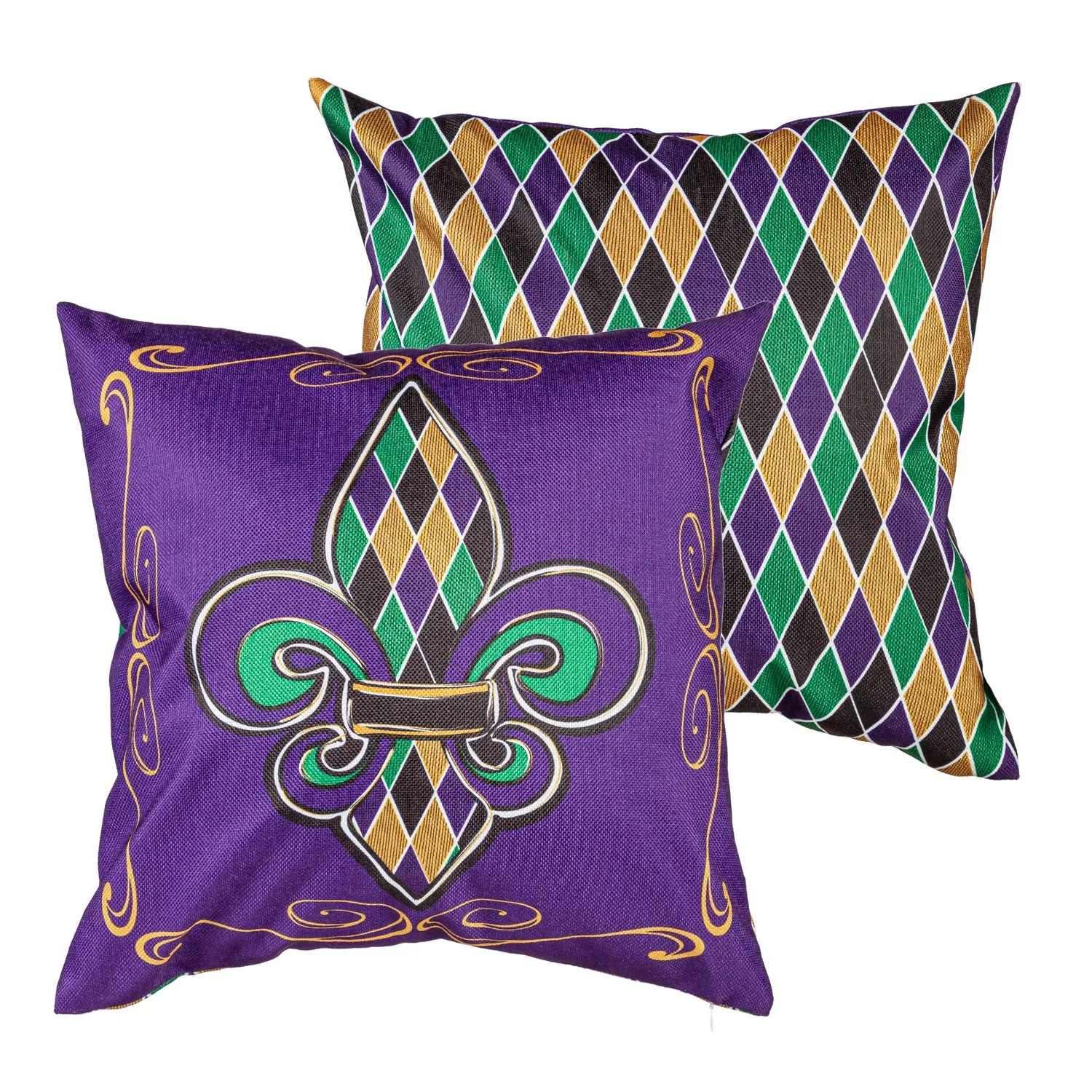 Fleur de Lis 18" Interchangeable Pillow Cover,4plc514