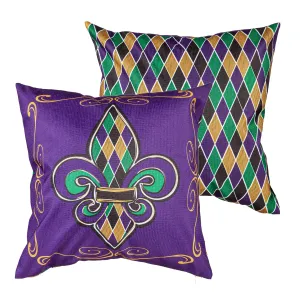Fleur de Lis 18" Interchangeable Pillow Cover,4plc514