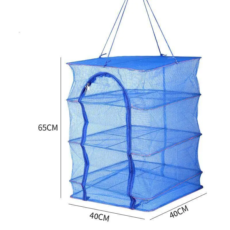 Foldable Multi-Layer Outdoor Fishing Net Rack