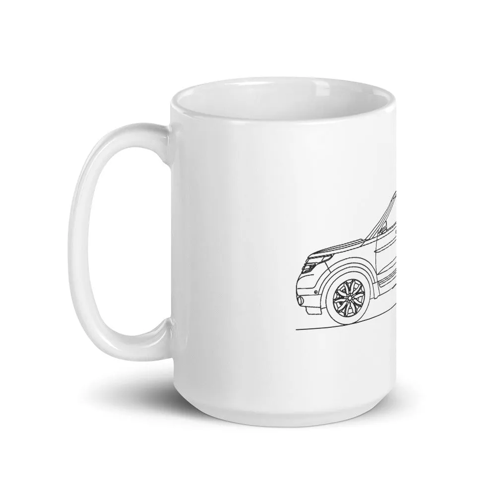 Ford Explorer Outline Mug