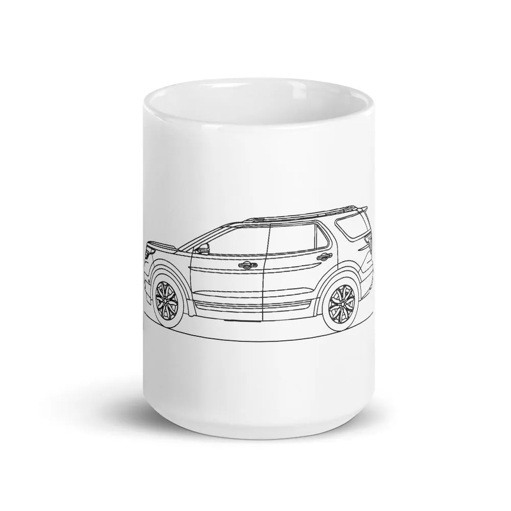 Ford Explorer Outline Mug
