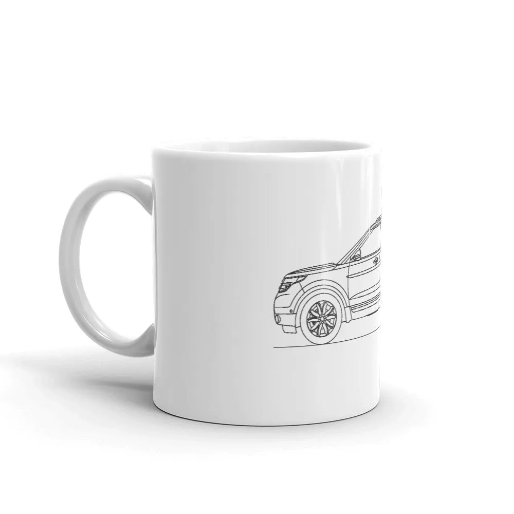 Ford Explorer Outline Mug
