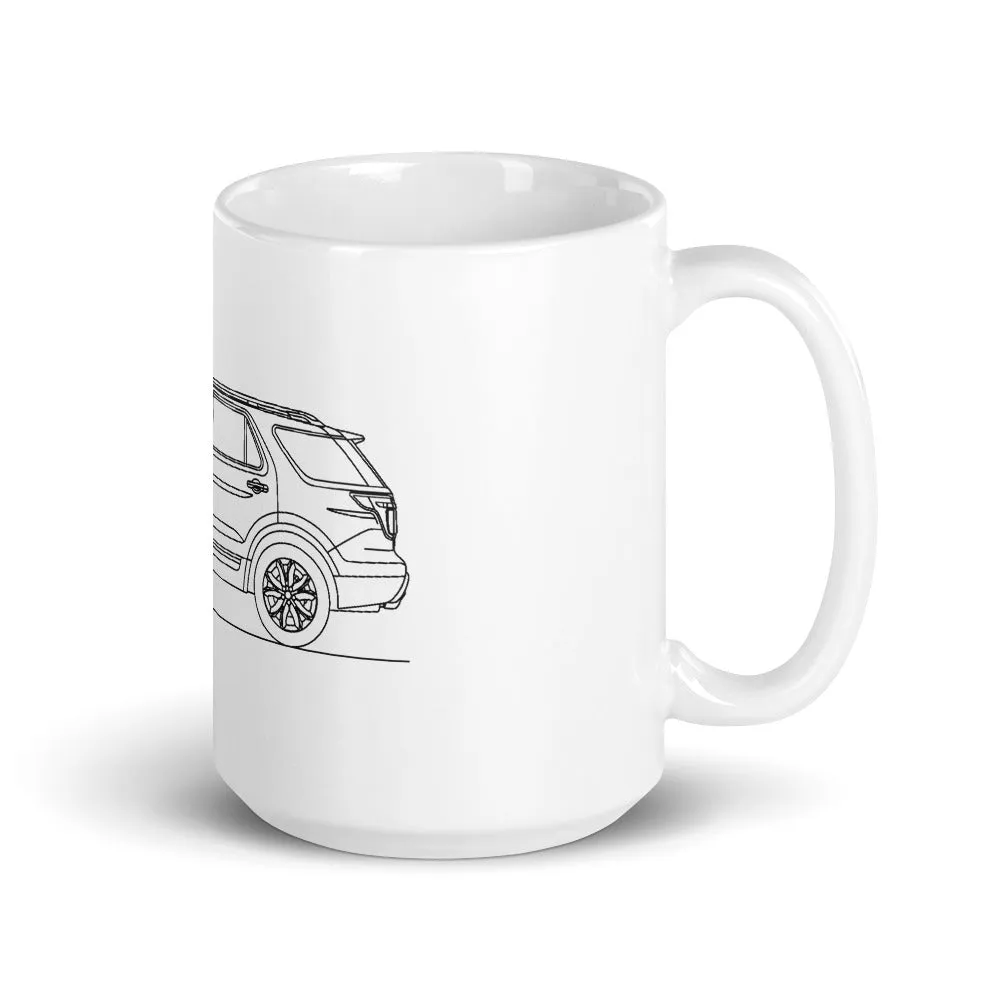 Ford Explorer Outline Mug