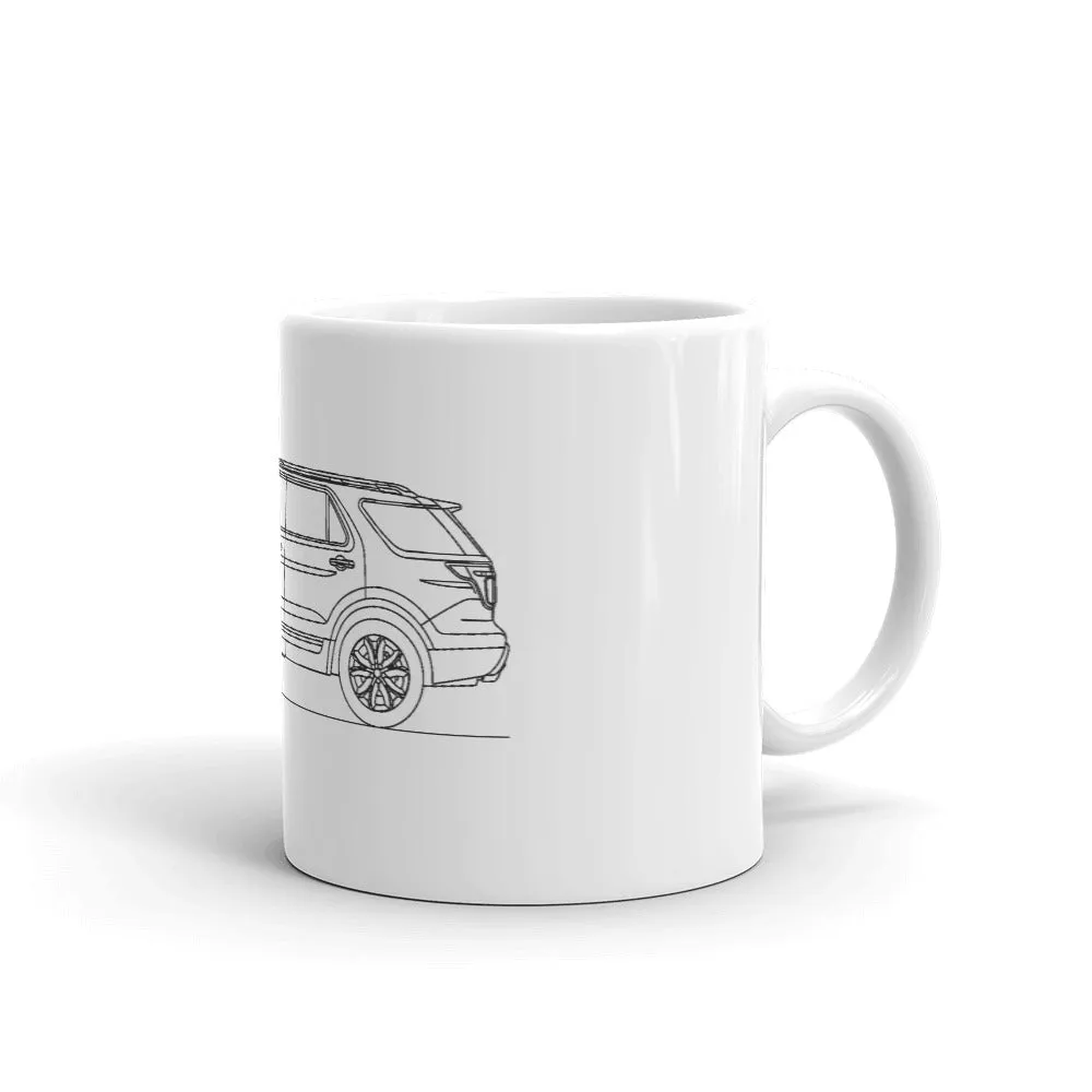 Ford Explorer Outline Mug