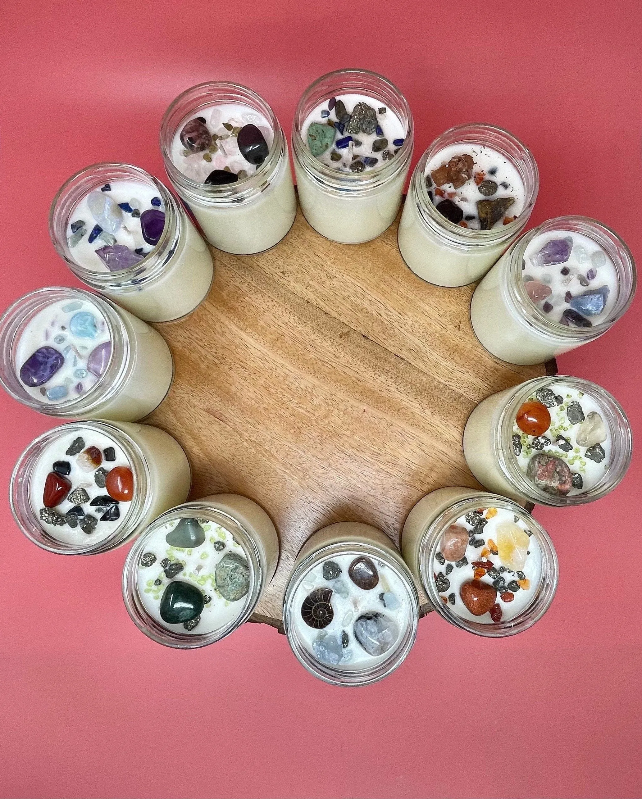 Freedom Rocks Crystal Zodiac Candles