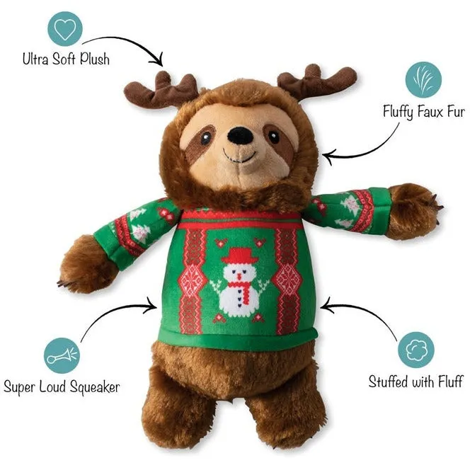 Fringe Studio Feeling Festive Plush Dog Toy