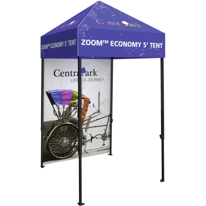 Full-wall Graphic Kit for Zoom Economy 5' Popup Tent