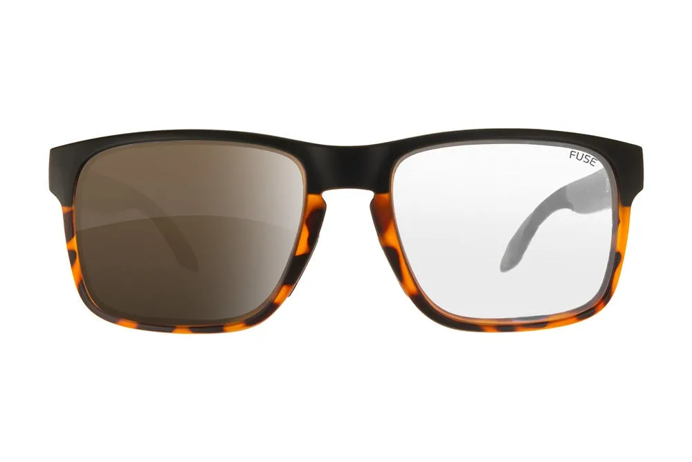 Fuse Prescription Egmont Sunglasses | Matte Black Tortoise Fade