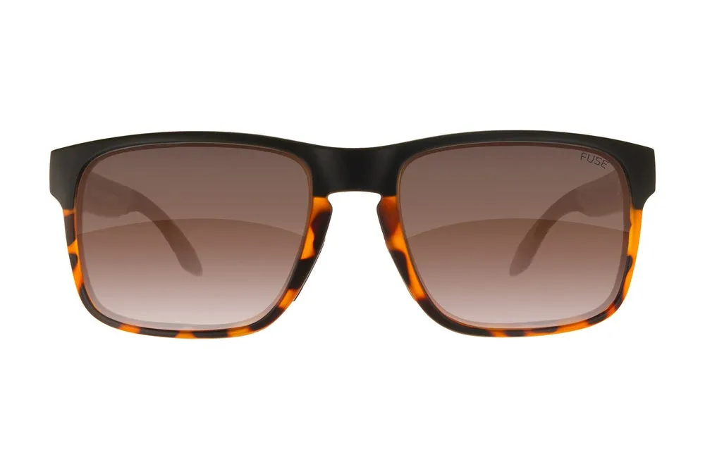 Fuse Prescription Egmont Sunglasses | Matte Black Tortoise Fade