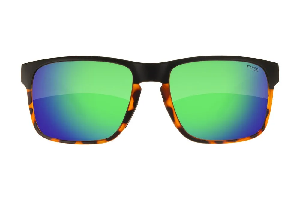 Fuse Prescription Egmont Sunglasses | Matte Black Tortoise Fade