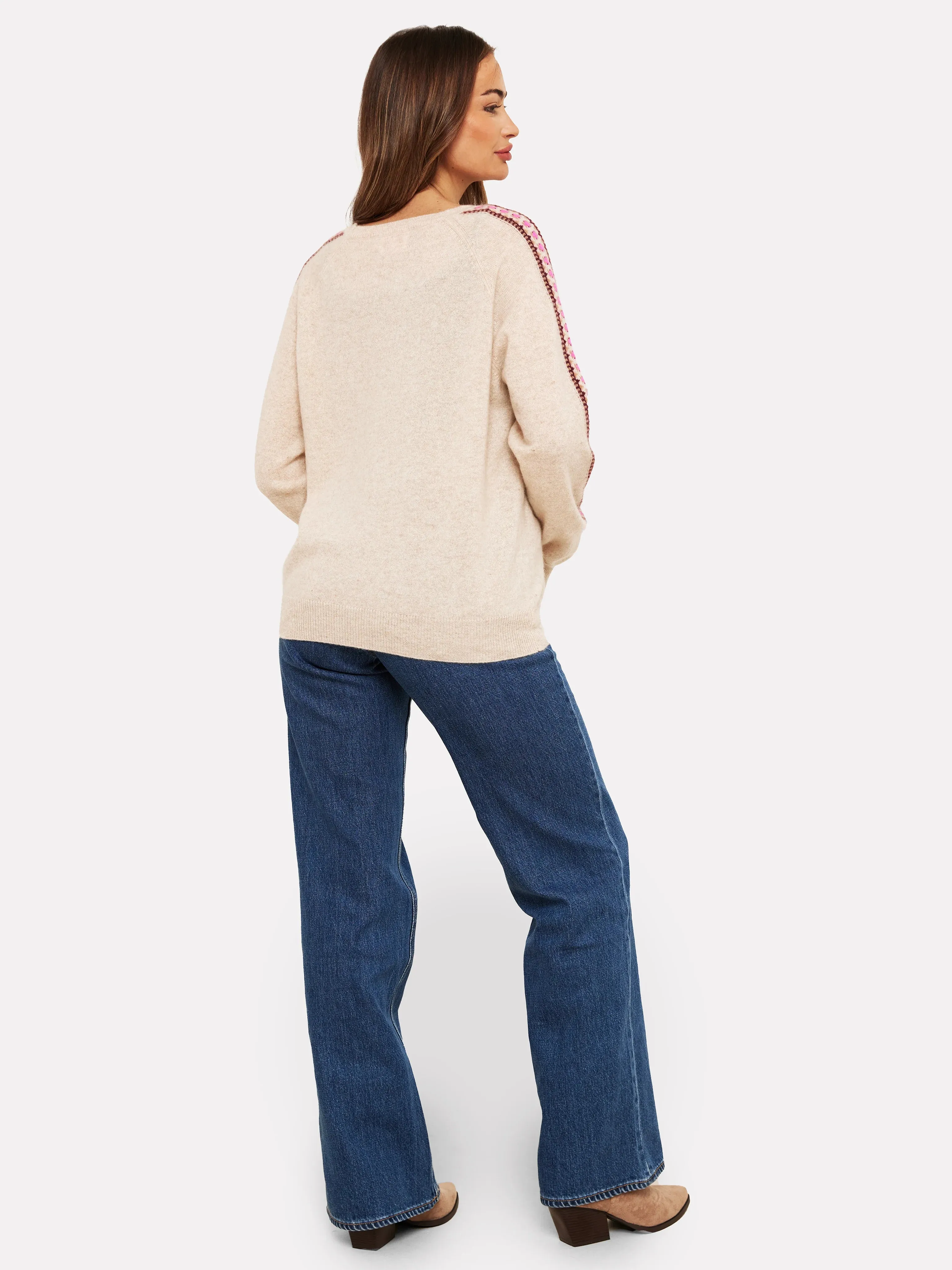 gemma geo casmere crewneck