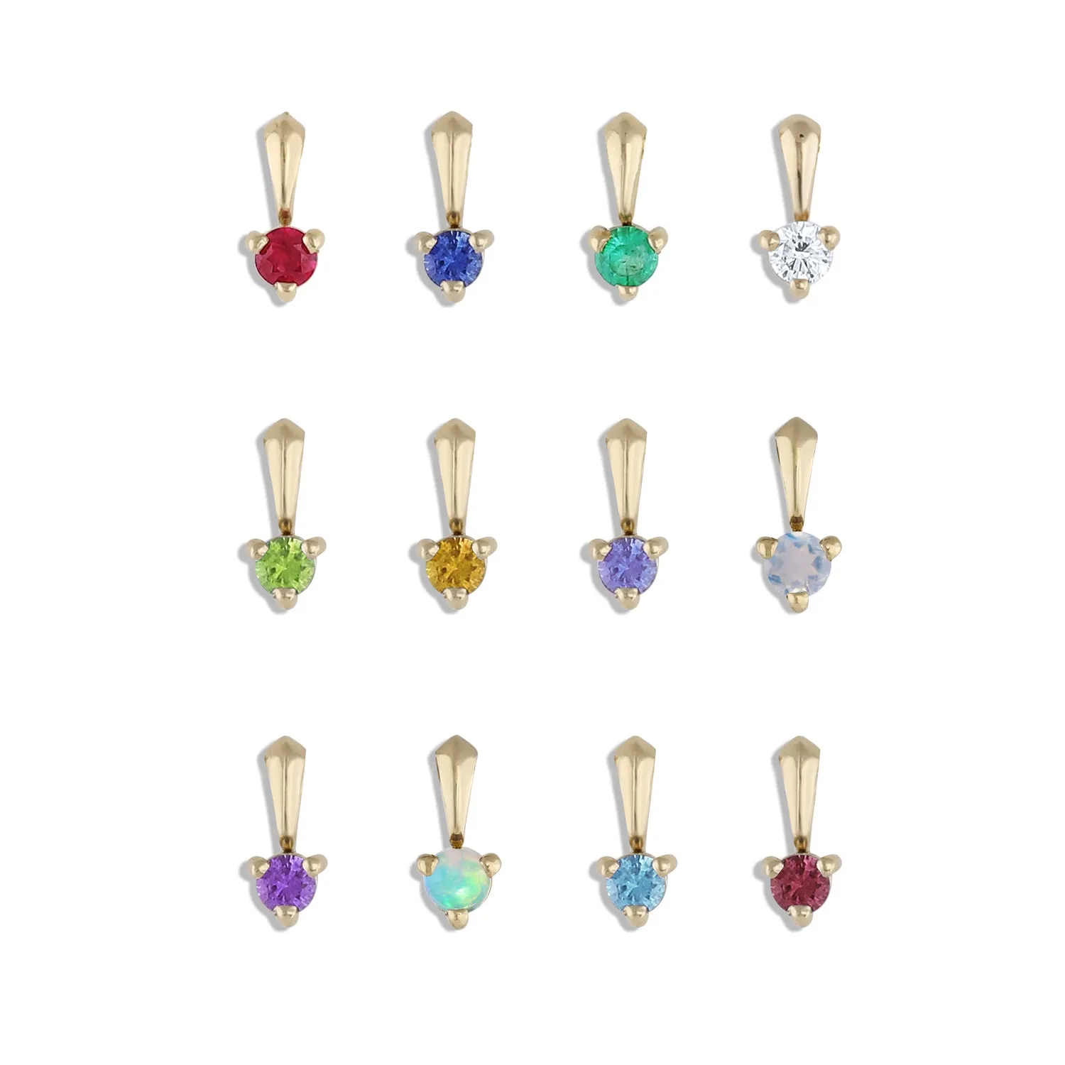 Gemstone Clio Charms