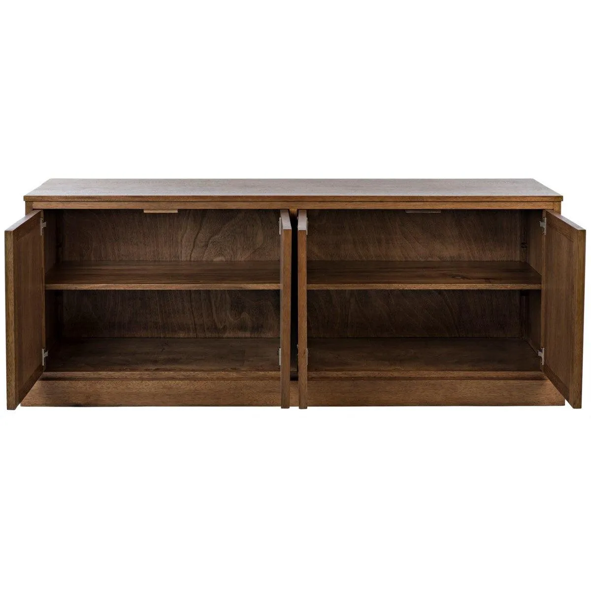 Genti 4 Door Sideboard, Dark Walnut