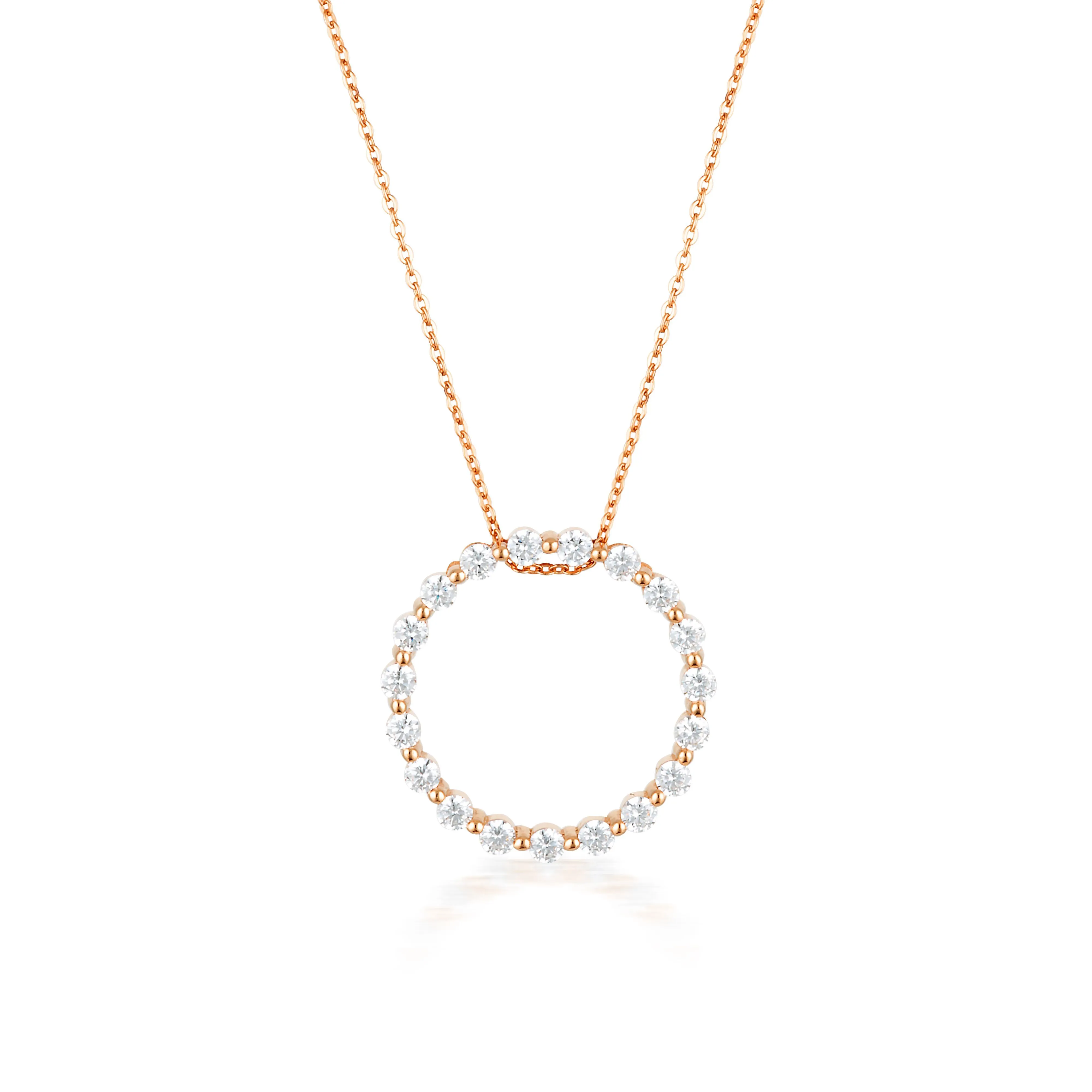 Georgini Circle of Life Rose Gold  Necklace