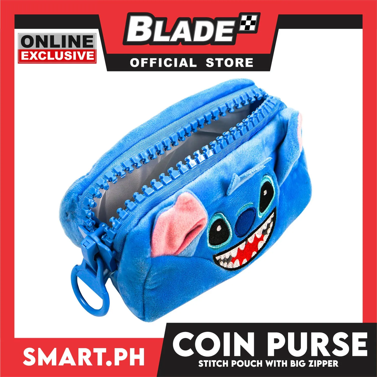 Gifts Coin Purse Pouch With Big Zipper (Character Design)
