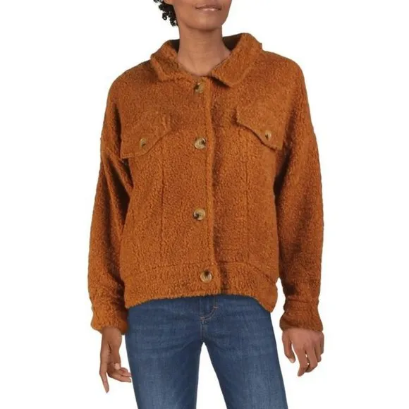 Gilli Cozy Sherpa Teddy Bear Jacket NWT