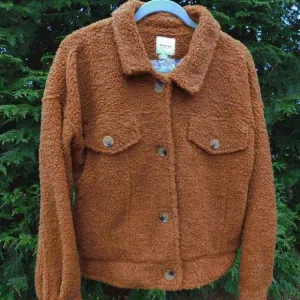 Gilli Cozy Sherpa Teddy Bear Jacket NWT