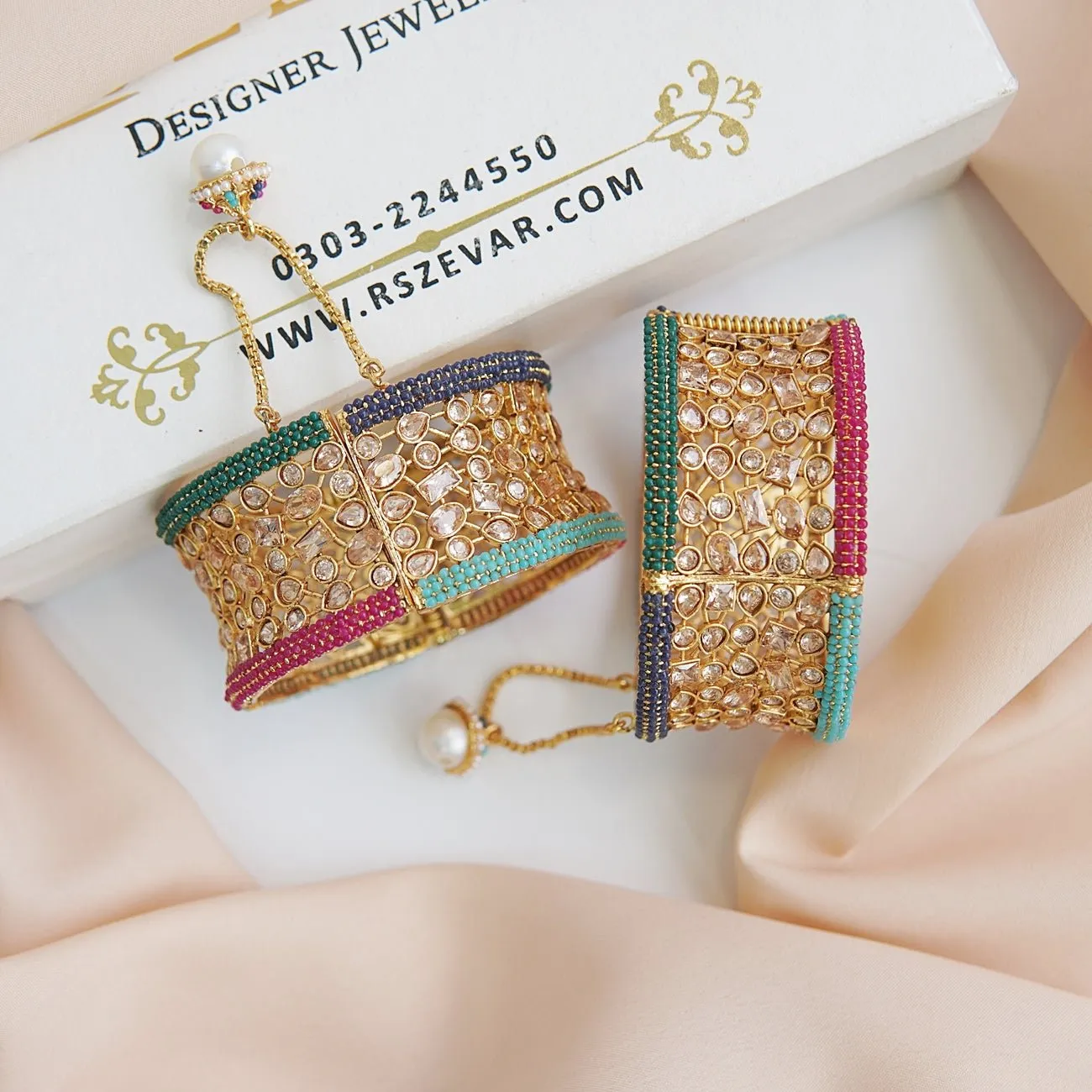 Glamorous Cubic Zirconia Kangans