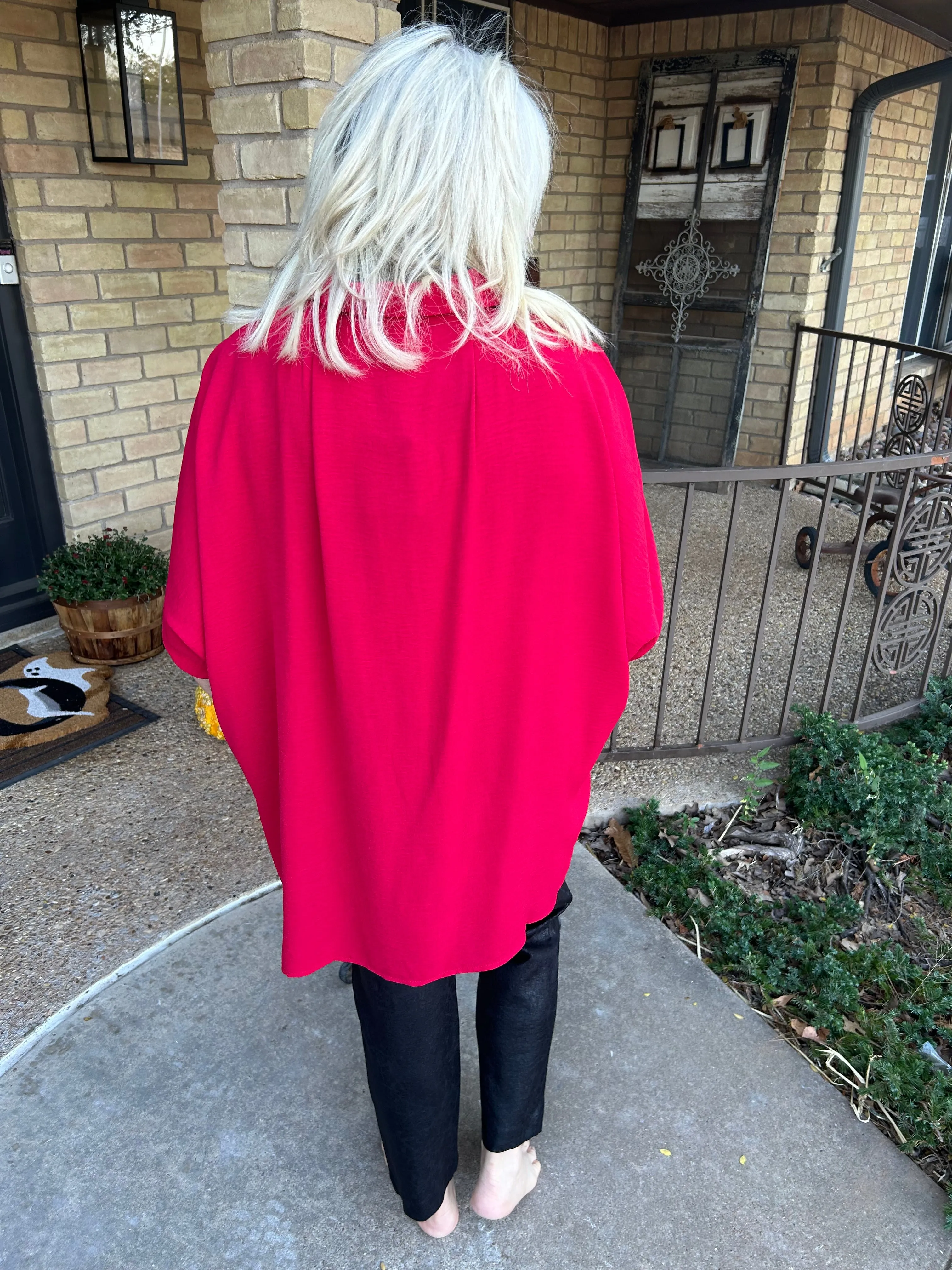 Glamorous Moments Crimson  Top