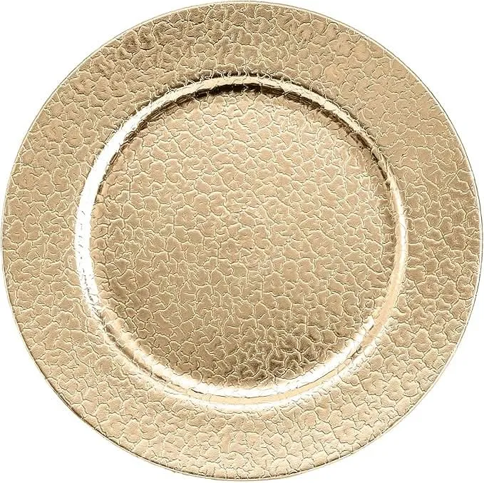 Gold Dinner Charger Plates