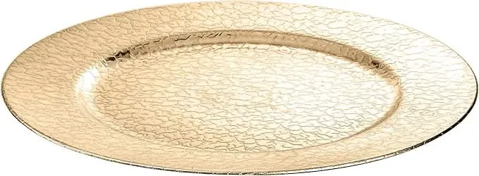 Gold Dinner Charger Plates