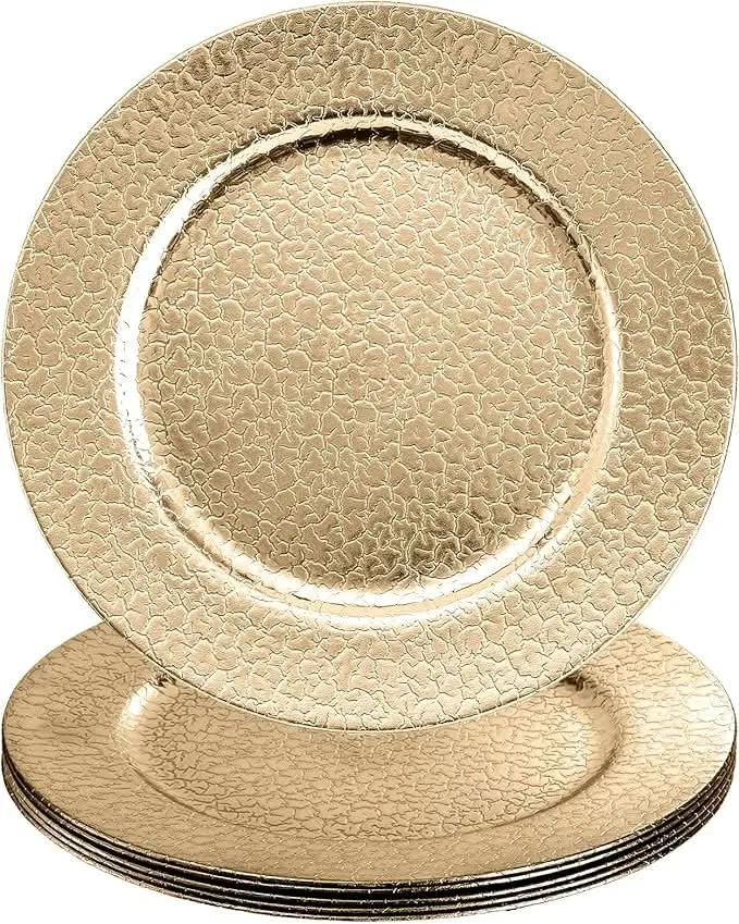 Gold Dinner Charger Plates