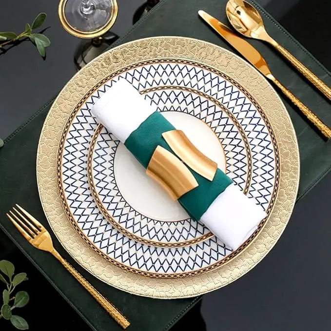 Gold Dinner Charger Plates