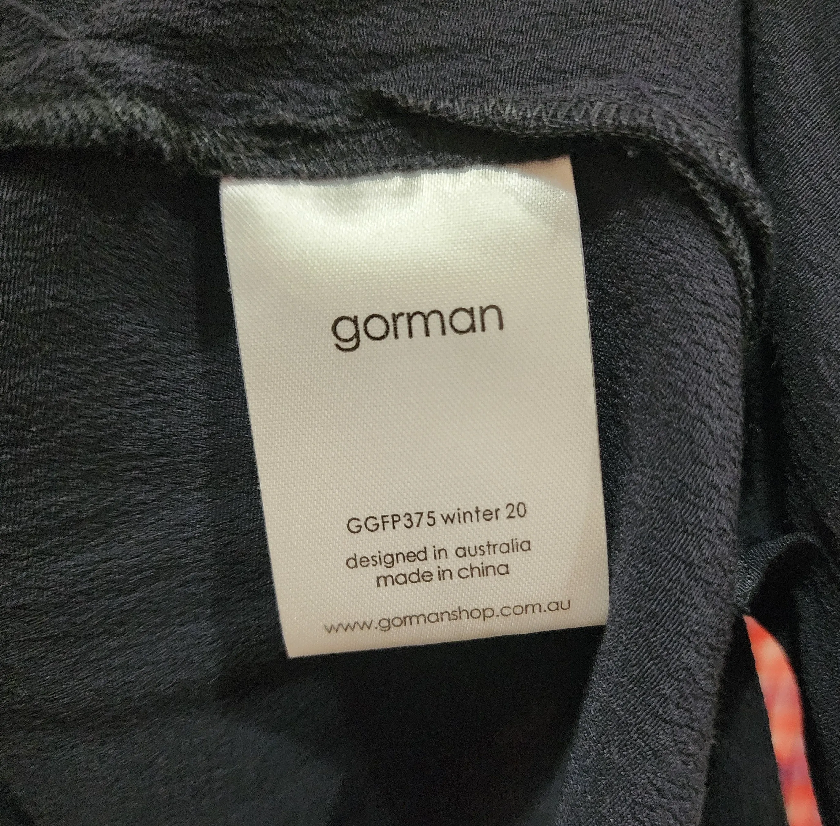 Gorman elegant black sleeveless top size 16