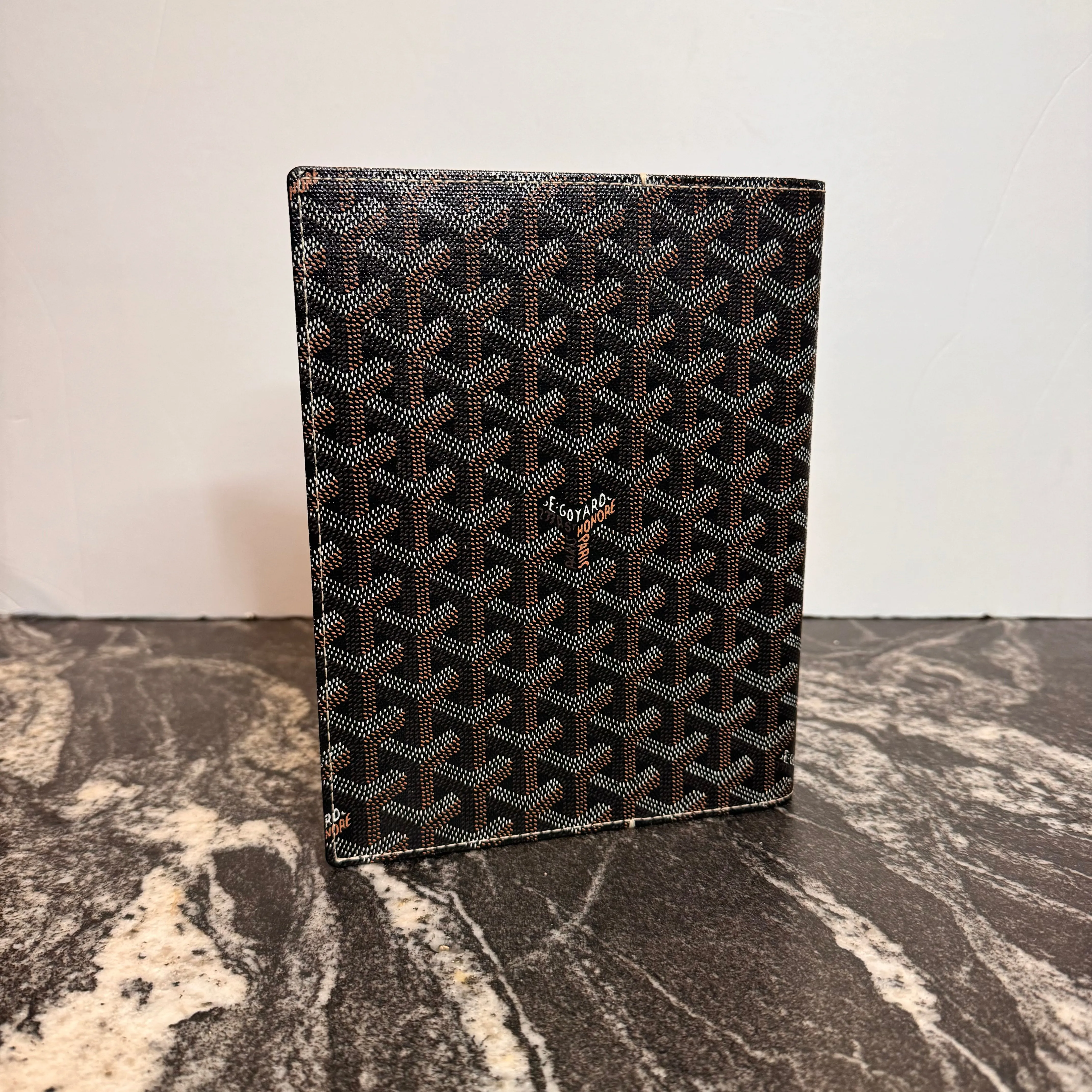 Goyard Agenda Cover ‘Black/Brown’