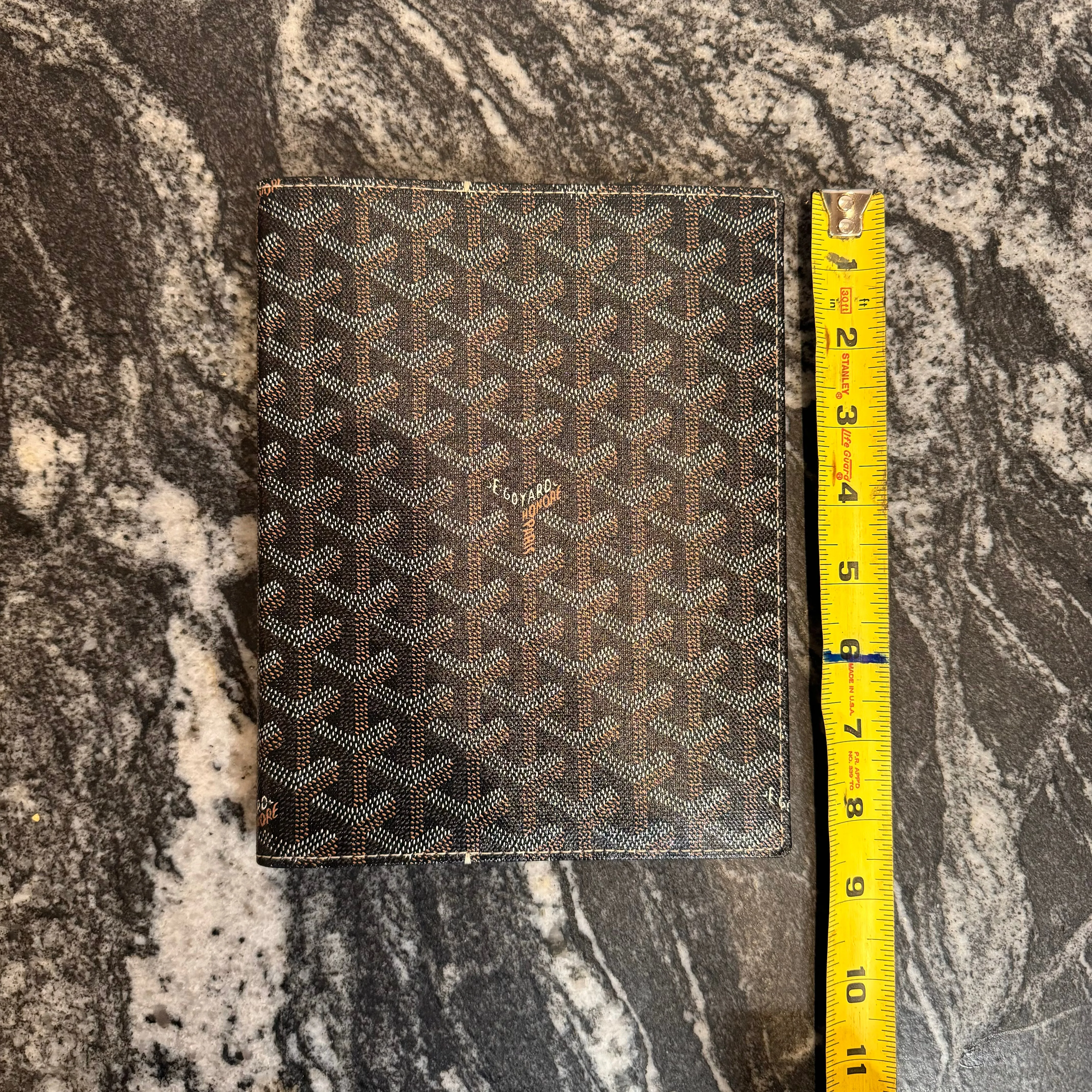 Goyard Agenda Cover ‘Black/Brown’