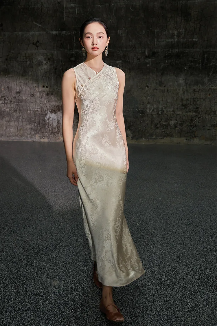 Gracelyn Elegant Embroidery Qipao Cheongsam