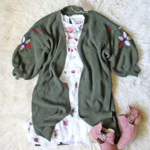 Grandpa Cozy Sweater in Olive (wholesale)