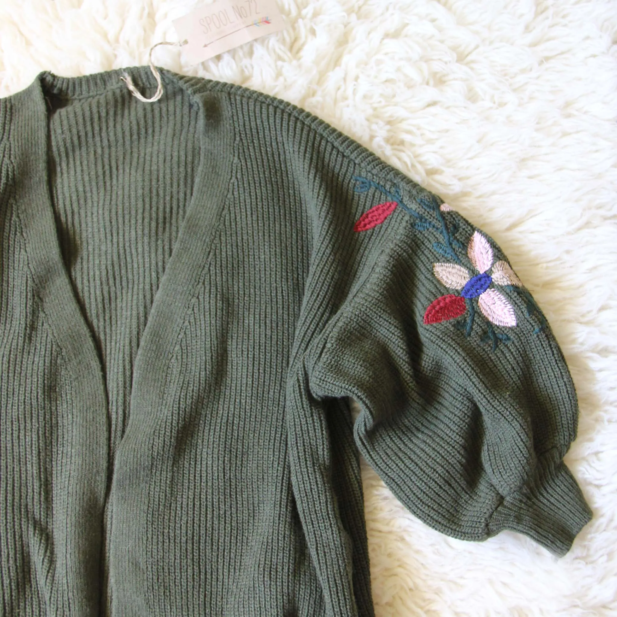 Grandpa Cozy Sweater in Olive (wholesale)