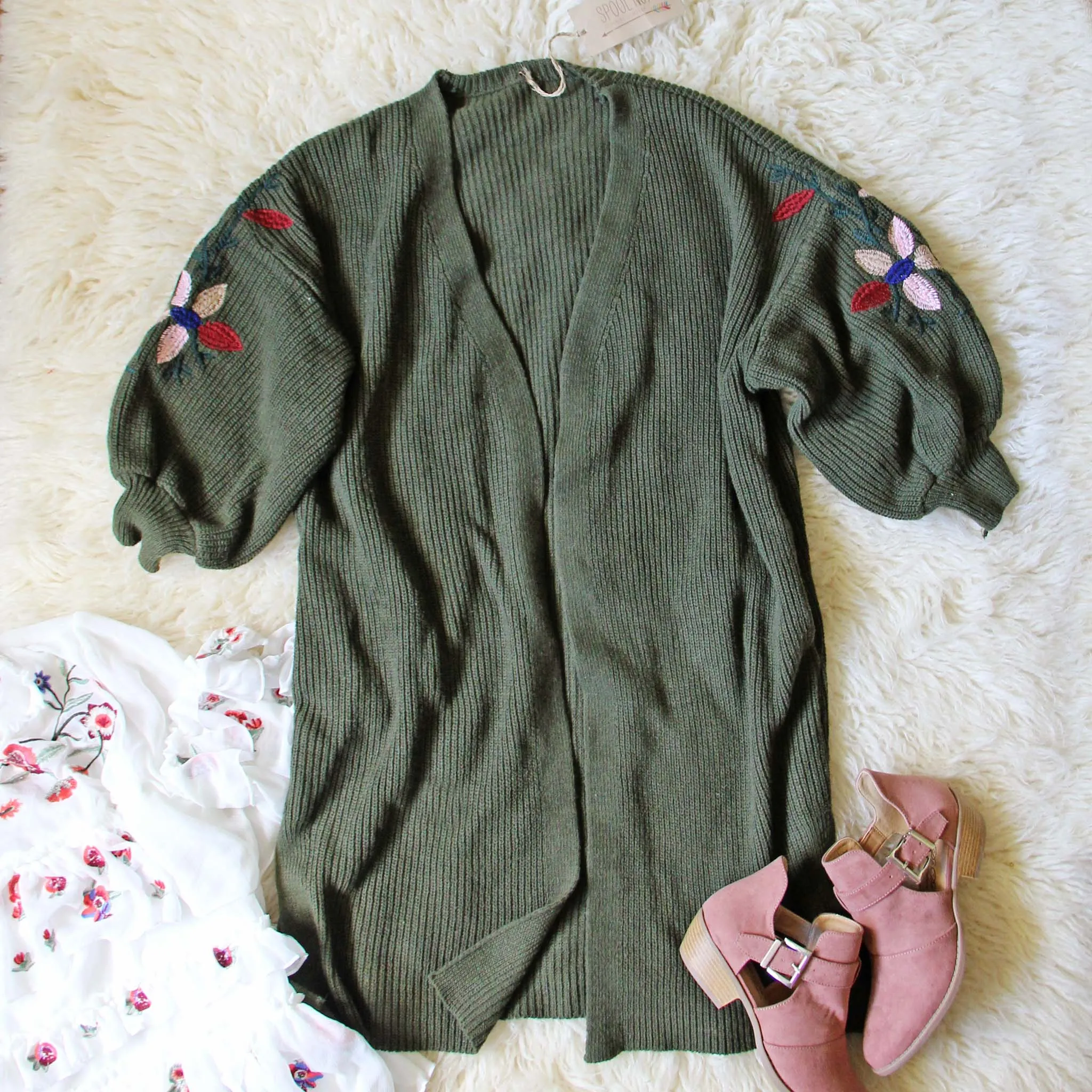 Grandpa Cozy Sweater in Olive (wholesale)