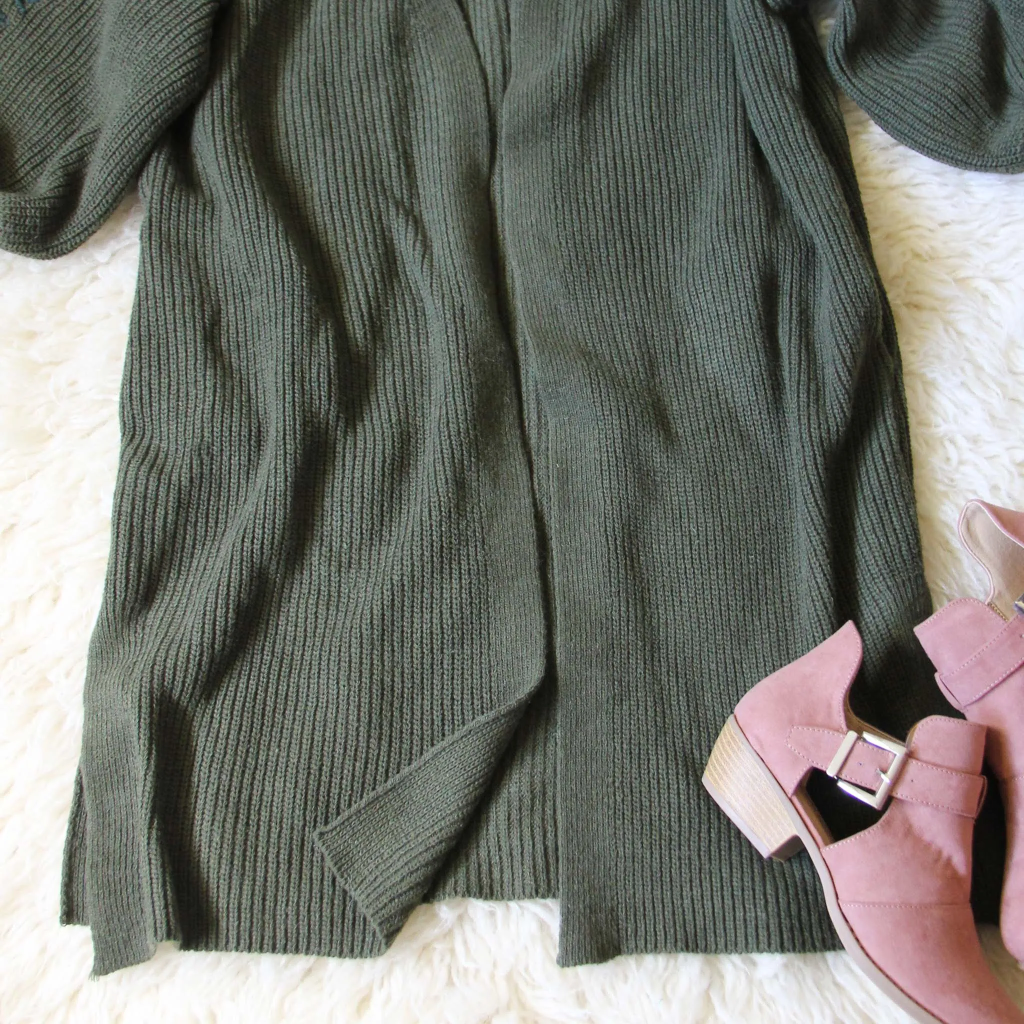 Grandpa Cozy Sweater in Olive (wholesale)