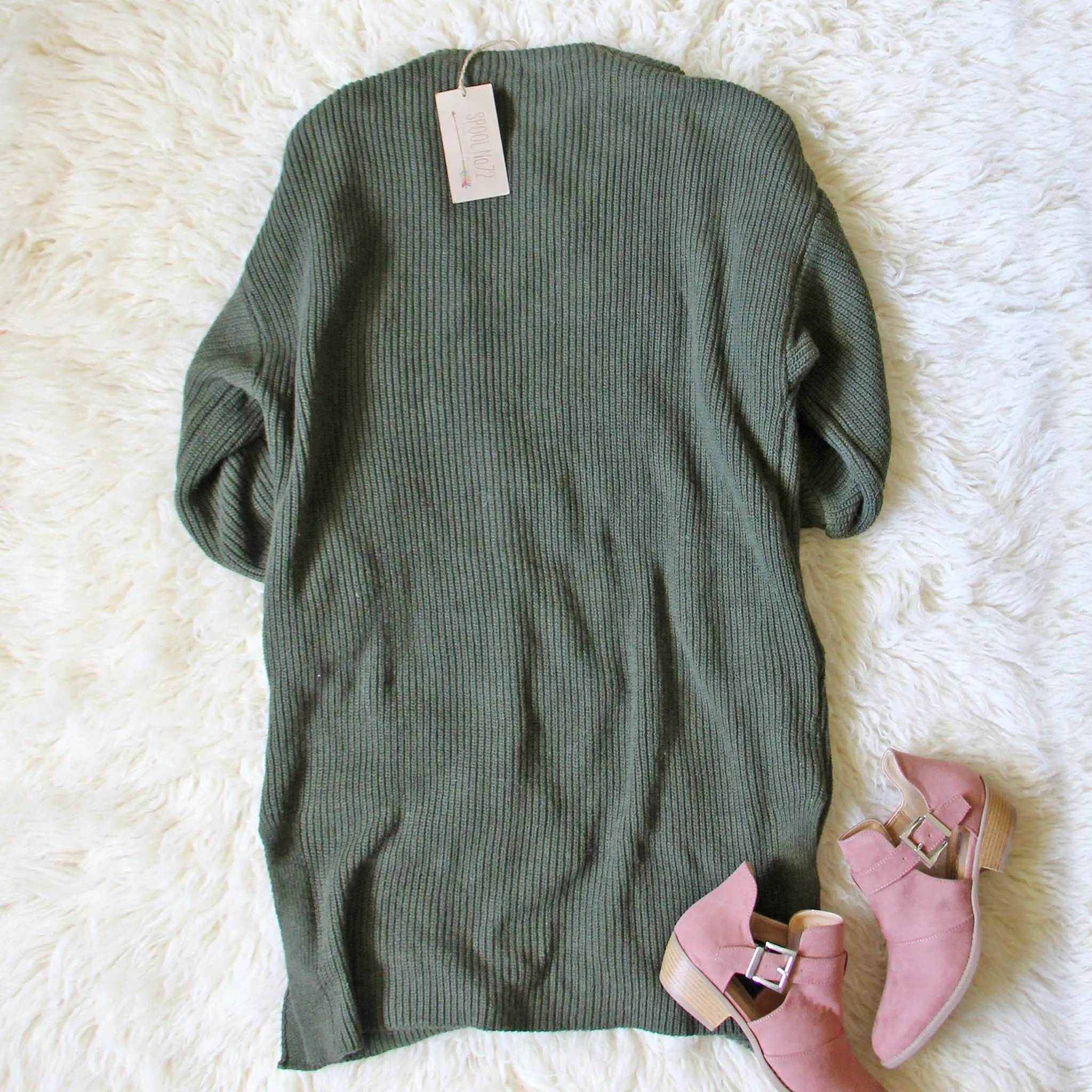 Grandpa Cozy Sweater in Olive (wholesale)