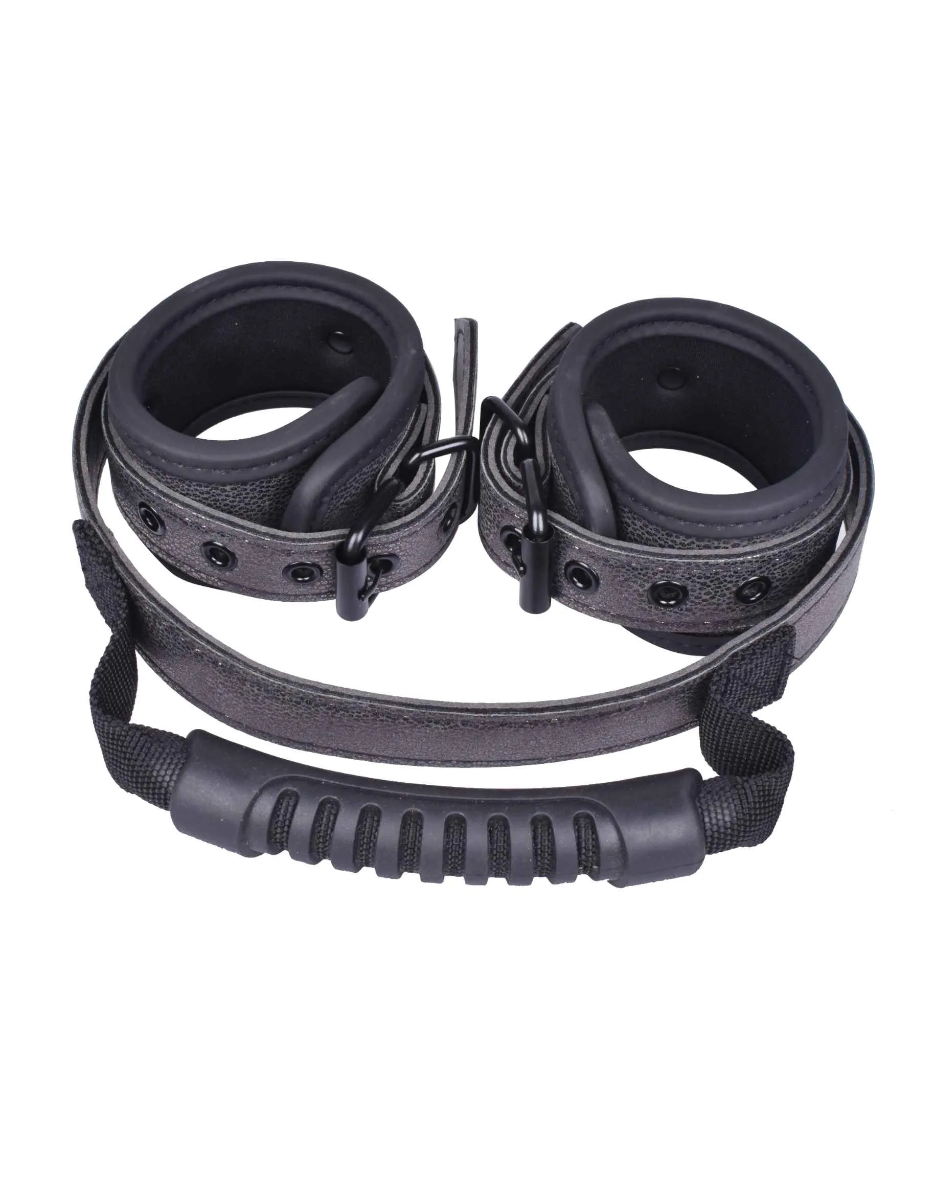 Grey Elegant Cuffs with Handle