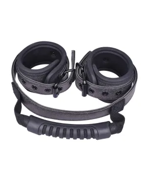 Grey Elegant Cuffs with Handle