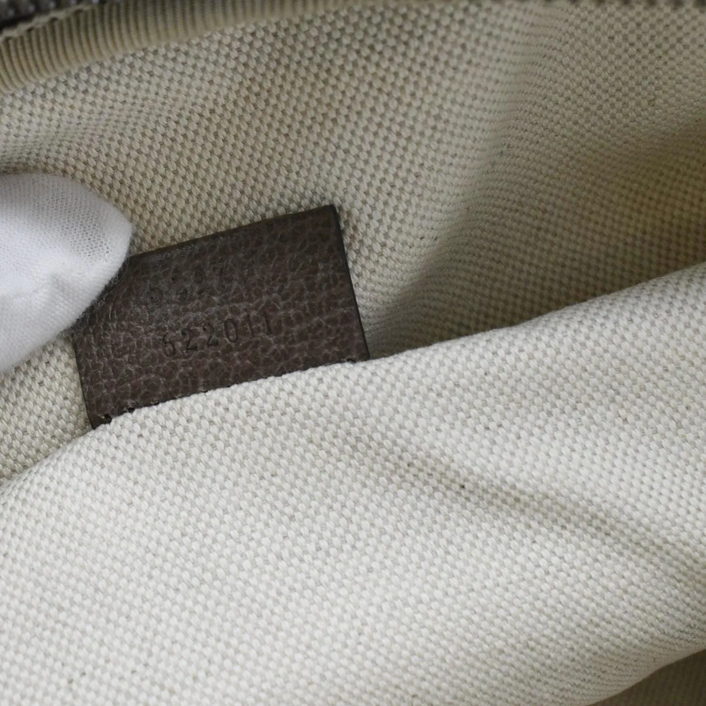GUCCI Courrier GG Supreme Canvas Belt Bum Bag Beige 529711